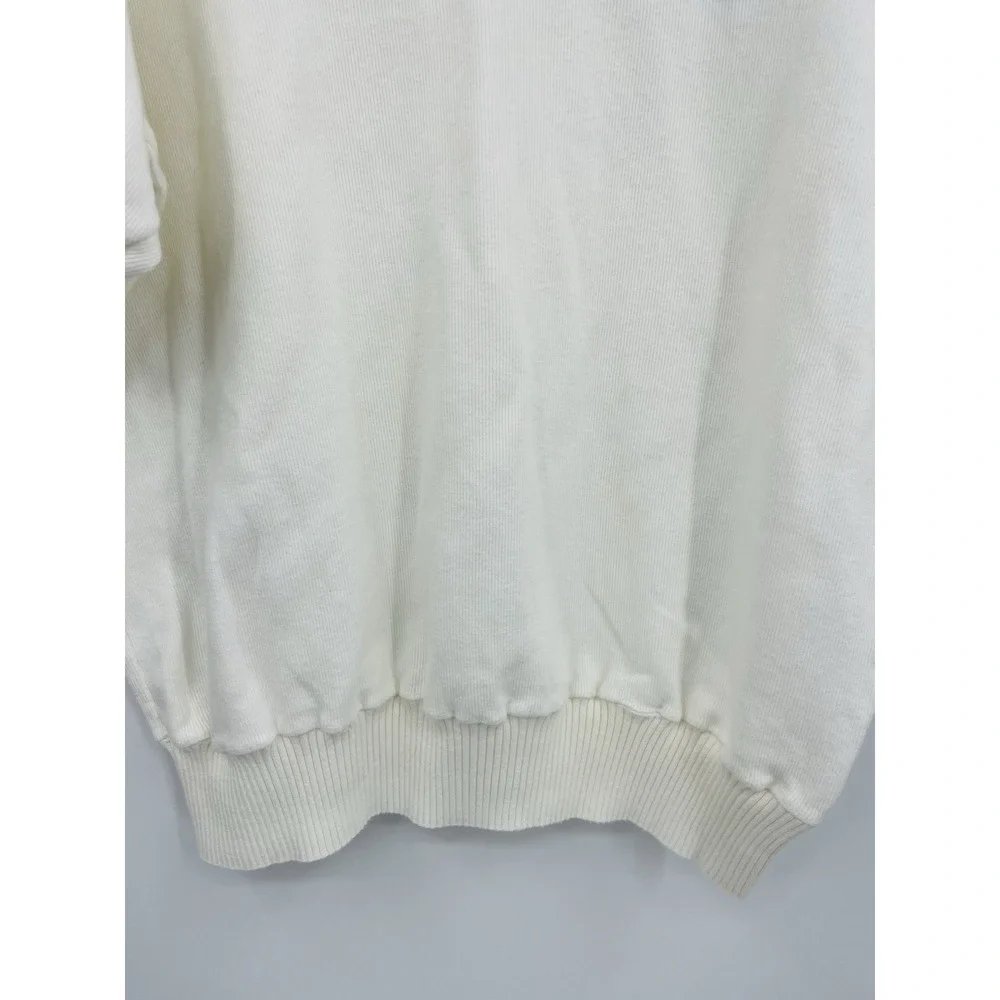 Vintage Royal Caribbean Cruise Club Sweater Short Sleeve V-Neck XL Cotton USA